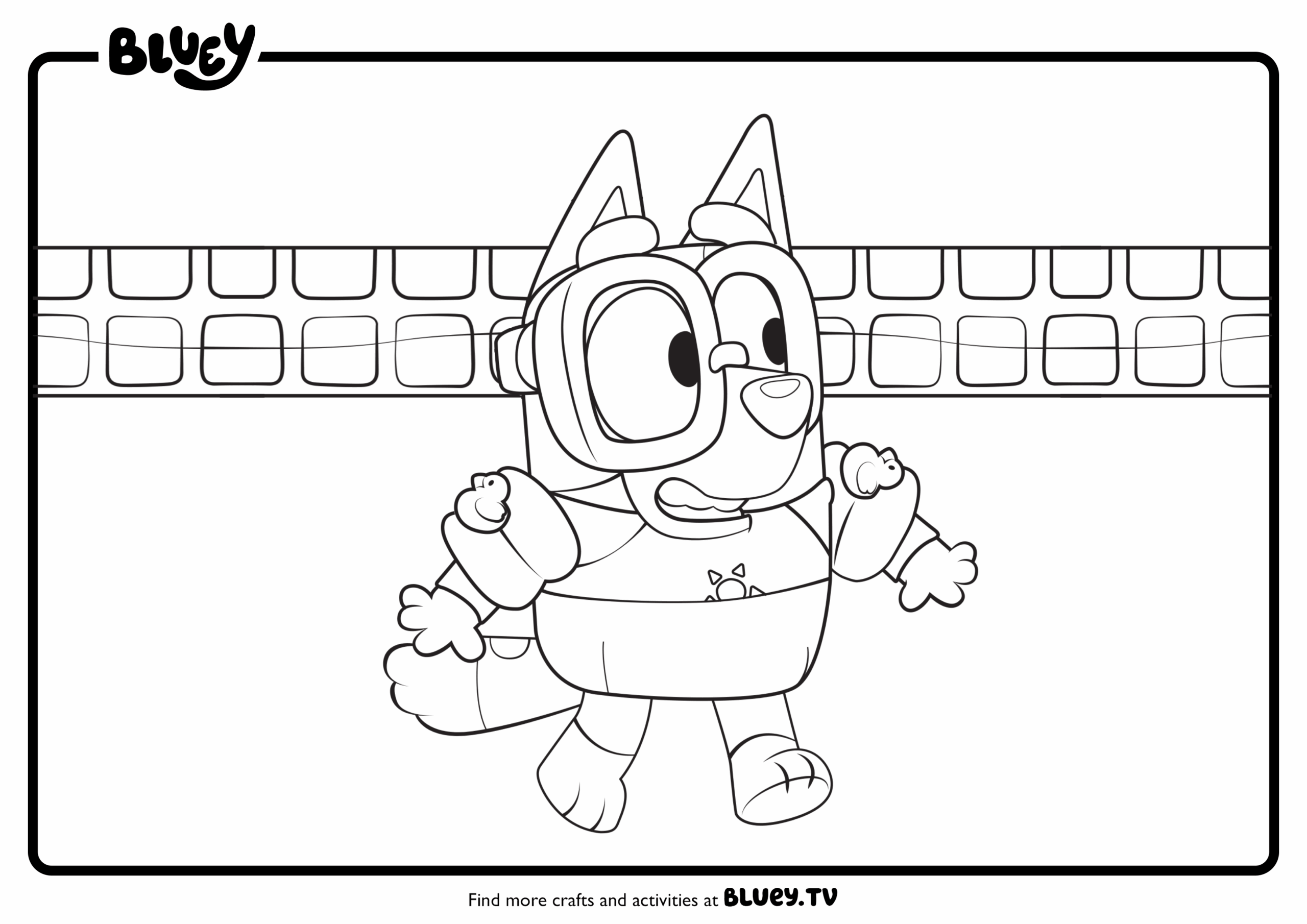bluey and bingo coloring pages