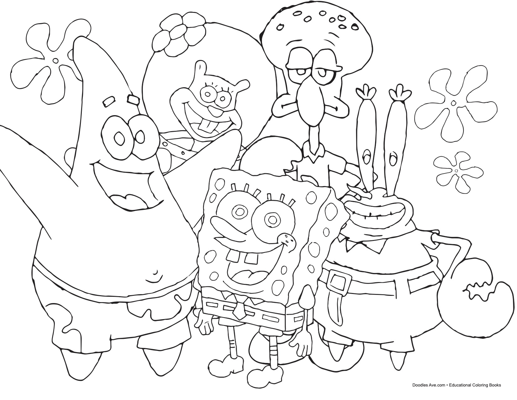 spongebob coloring page spongebob coloring page