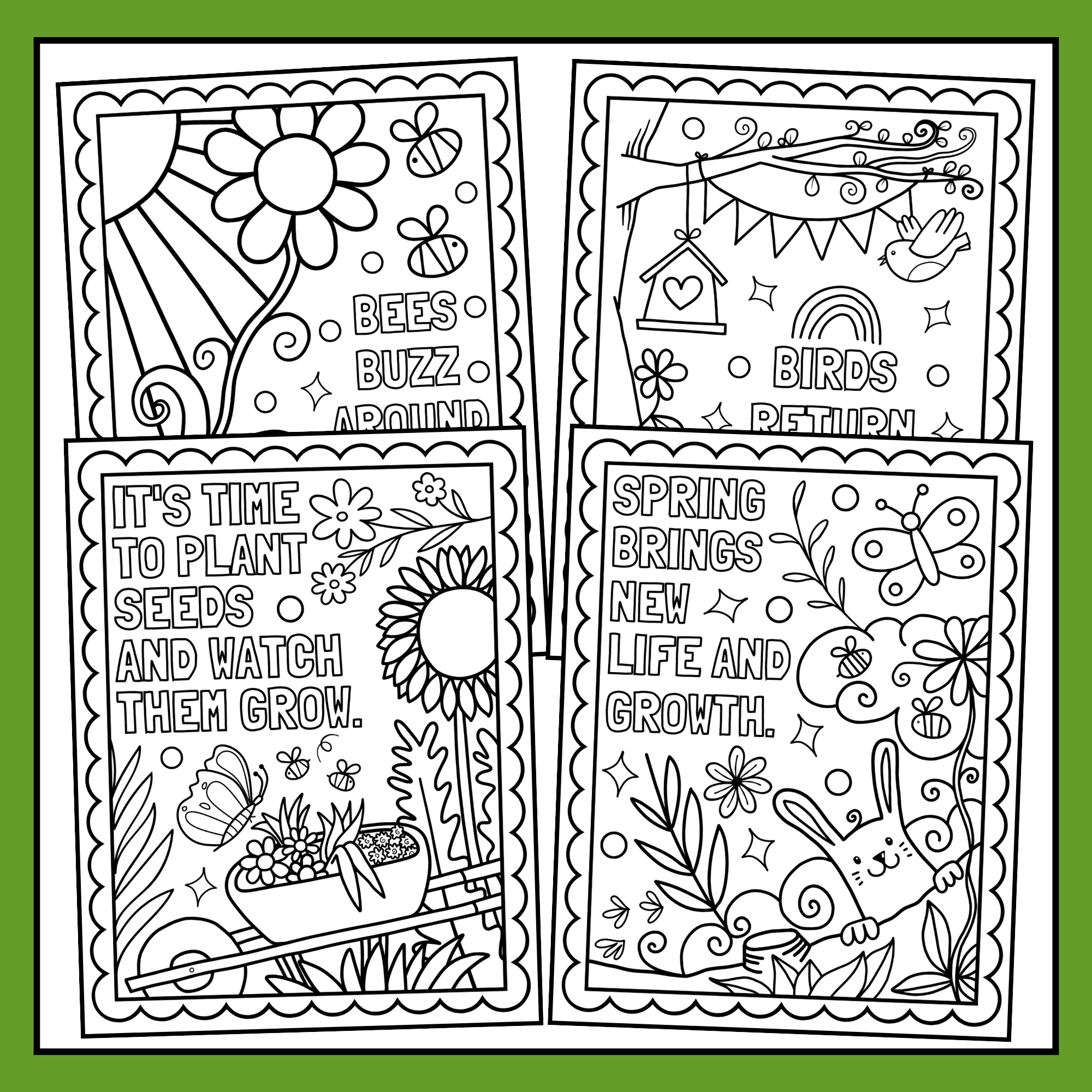 coloring pages spring coloring pages spring
