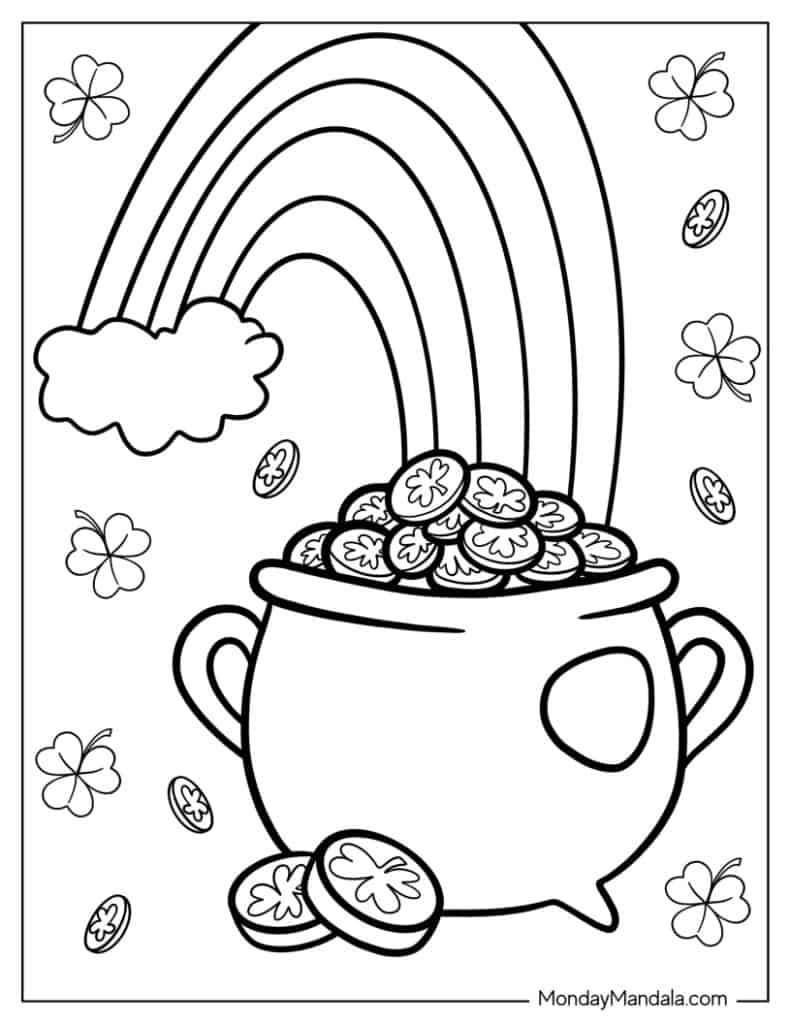St Patrick s Day Coloring Pages Free PDF Printables St Patrick s Day Coloring Pages Free PDF Printables