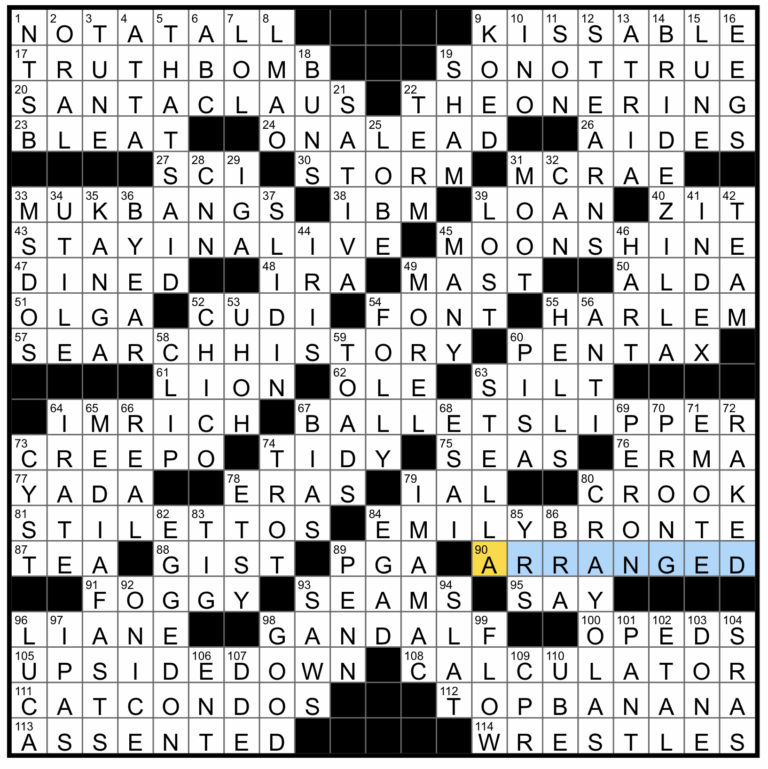 Sunday April 27 2025 Diary Of A Crossword Fiend