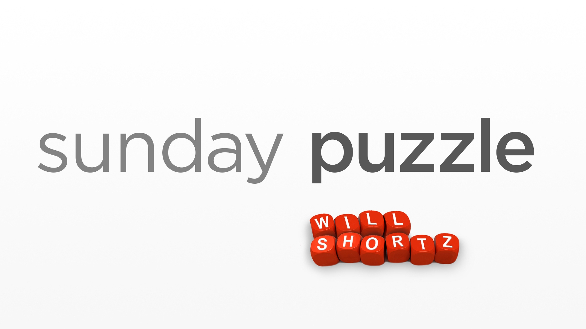 Sunday Puzzle Wehn Wrods Get Rearearngd KUNC