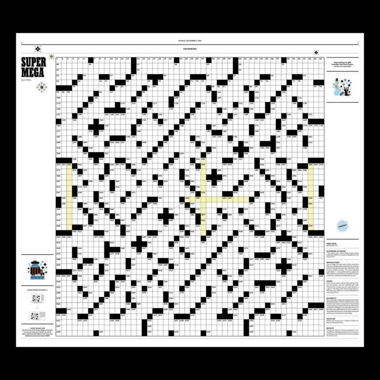Super Mega 2023 Clues The New York Times