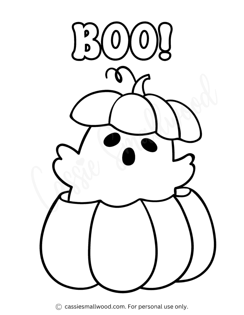 ghost coloring pages