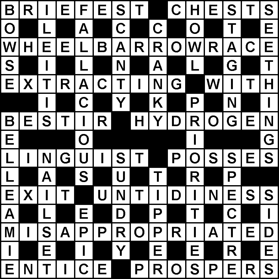 The Stickler Weekly 103 Solution Australian Crosswords