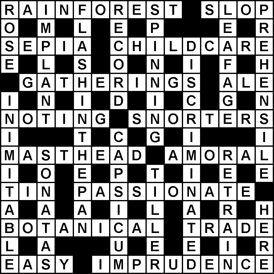 The Stickler Weekly 41 Solution Australian Crosswords