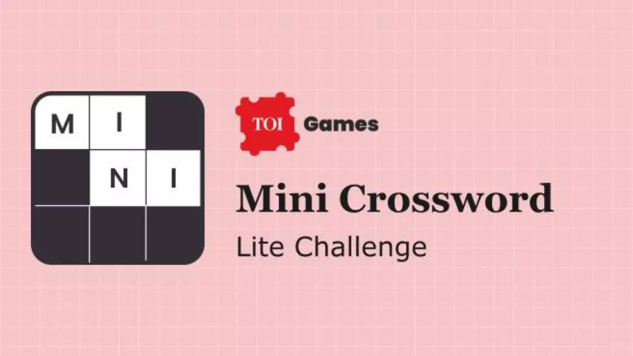 Today s TOI Mini Crossword Clues For 16 January 2025 The Times Of India
