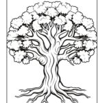 Tree Coloring Pages World Of Printables