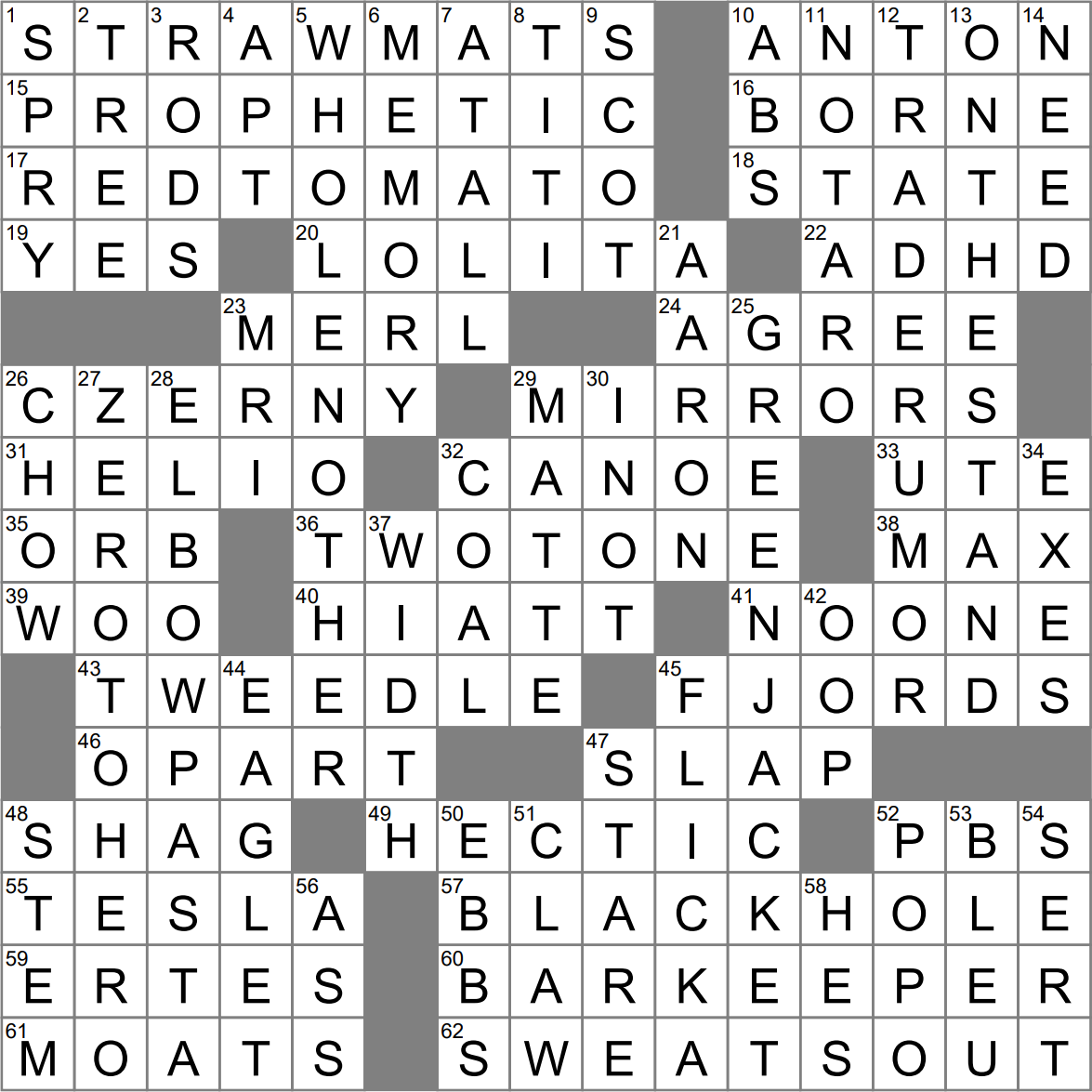 Trope Intro Crossword Clue Archives LAXCrossword