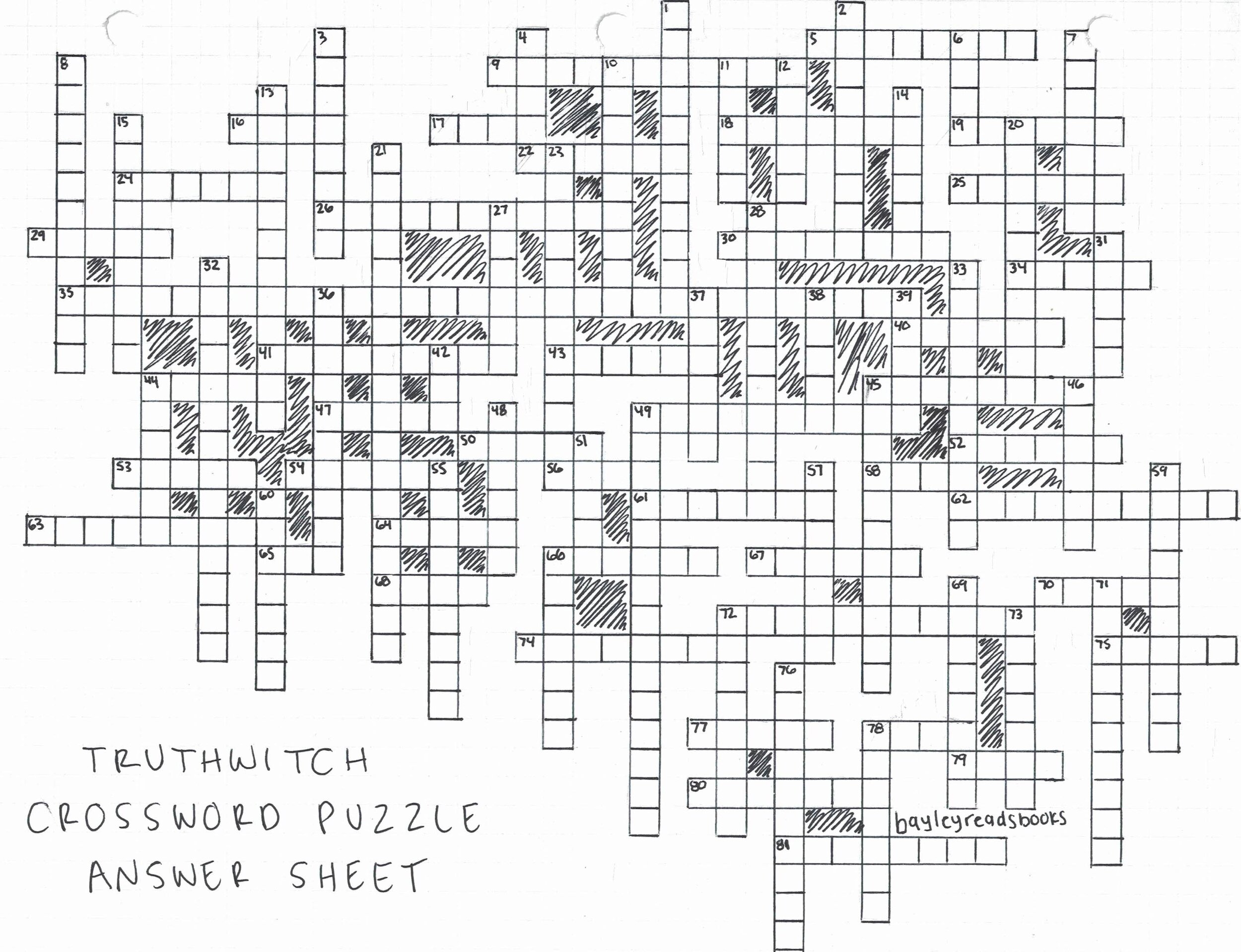 Truthwitch Crossword Puzzle Bayley Reads Books Truthwitch Crossword Puzzle Bayley Reads Books