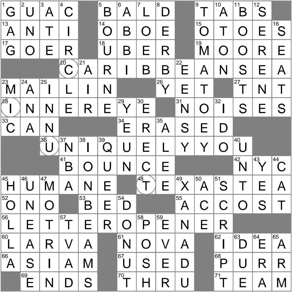 Un locked Crossword Clue Archives LAXCrossword