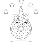 Unicorn Donut Coloring Page Little Sprout Art Learning Lab