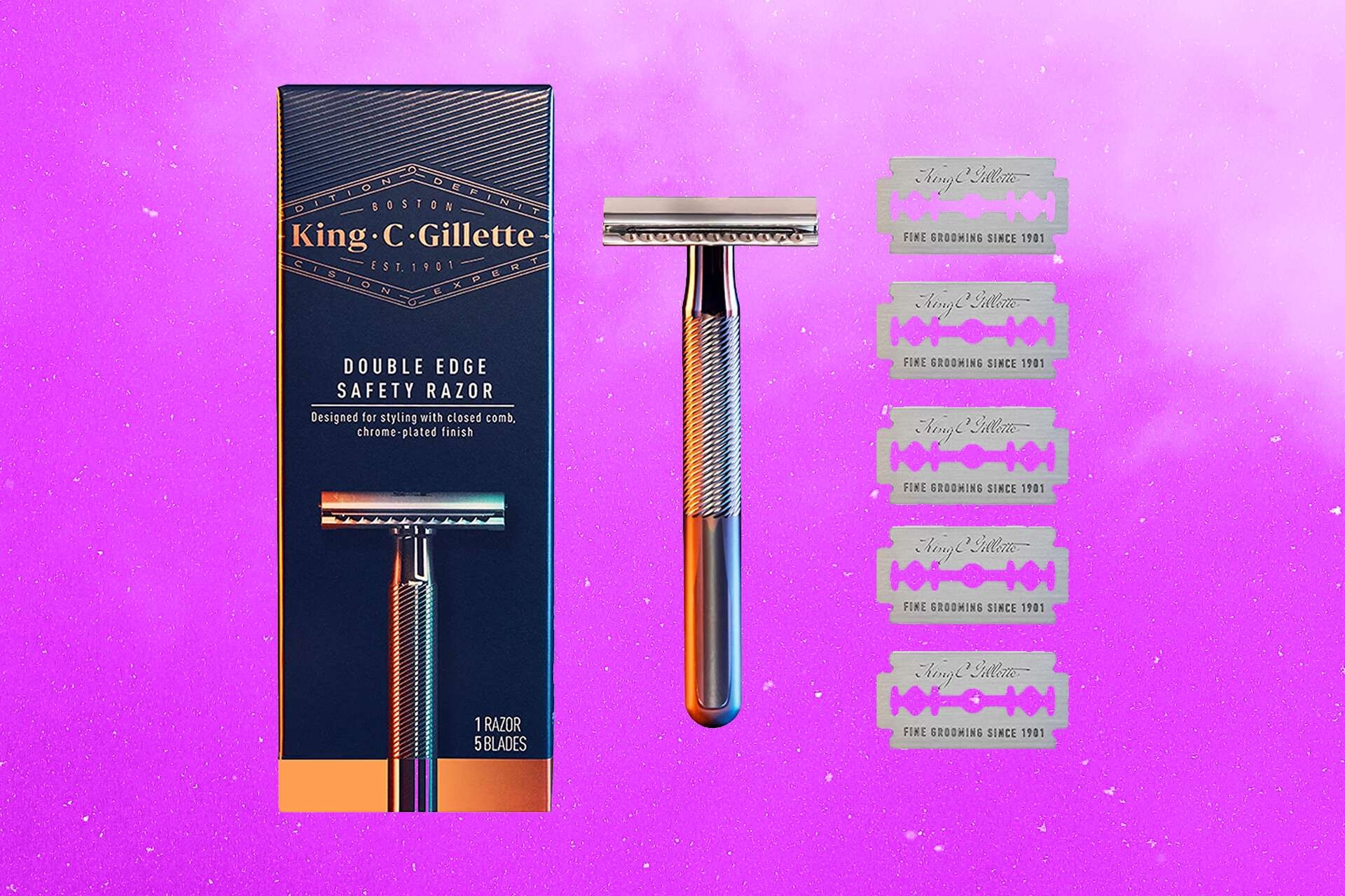 Upgrade Your Grooming Game With These King C Gillette Razors