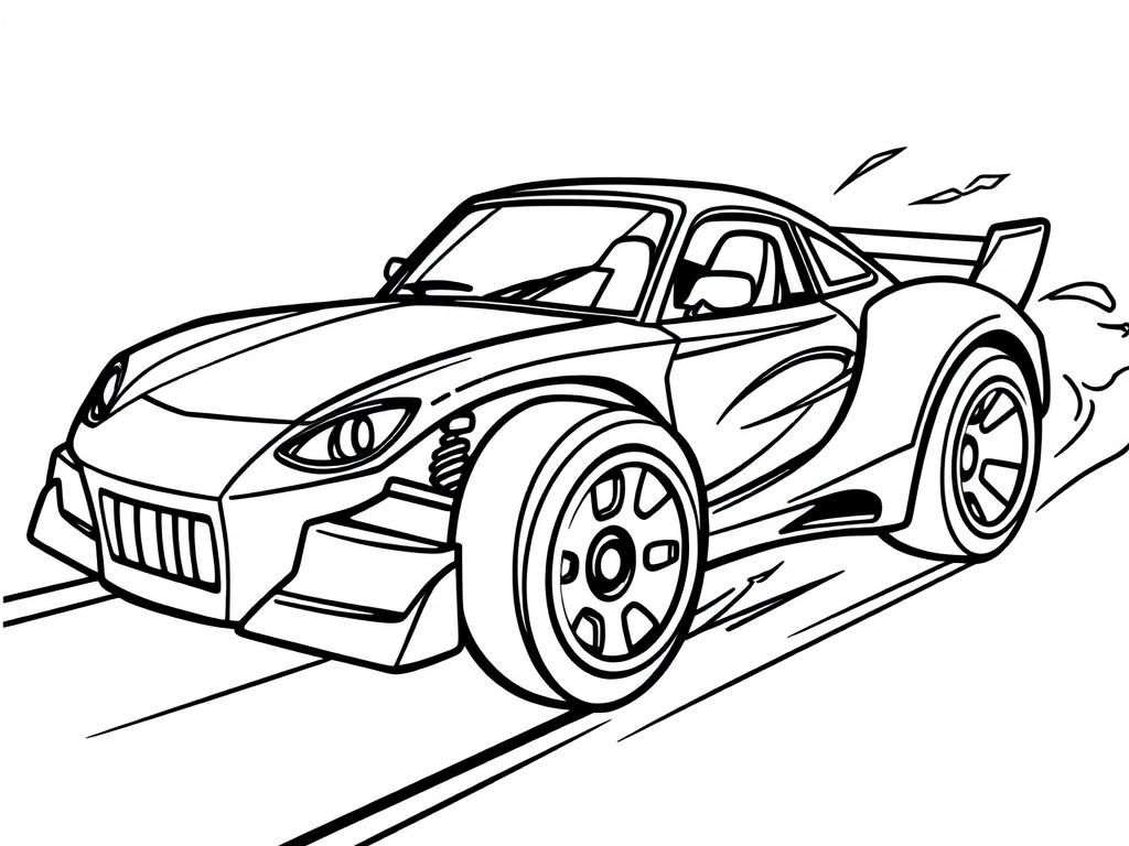 race car coloring page race car coloring page