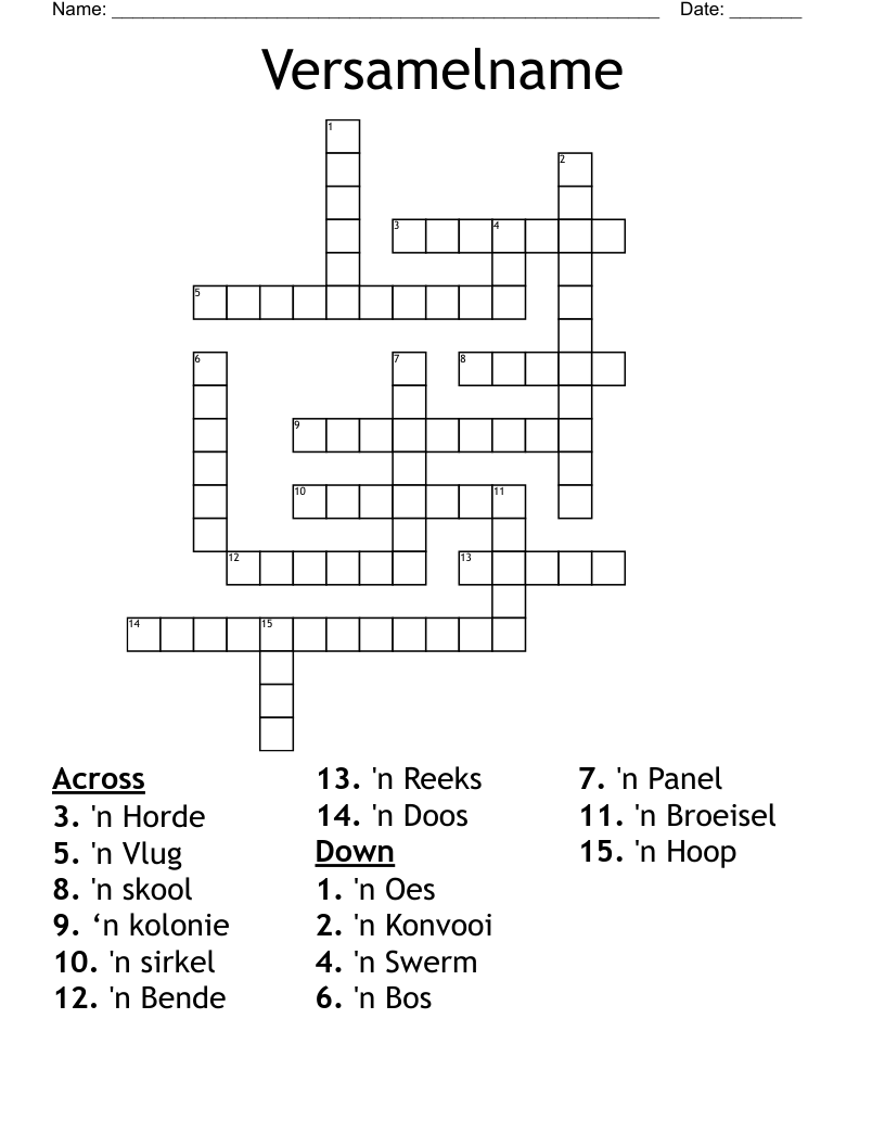 horde crossword clue