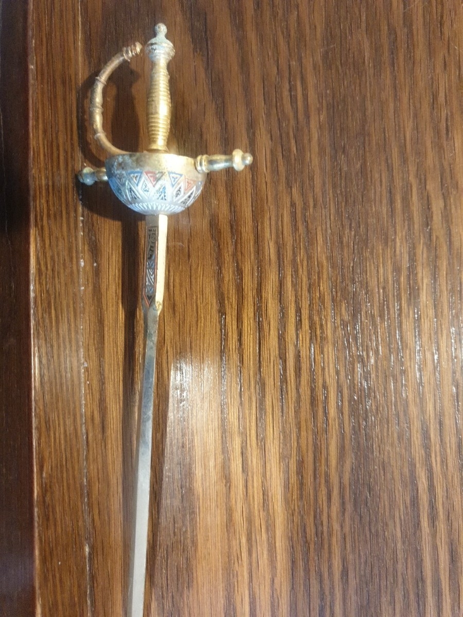Vintage Spanish Toledo Sword Letter Opener 8 Inches EBay