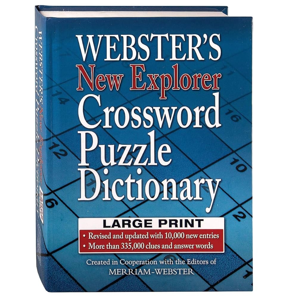 Webster s New Explorer Crossword Puzzle Dictionary Merriam Webster 9781596951136 Amazon Books Webster s New Explorer Crossword Puzzle Dictionary Merriam Webster 9781596951136 Amazon Books