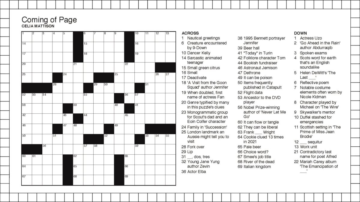 Why I Started Writing Crossword Puzzles Why I Started Writing Crossword Puzzles
