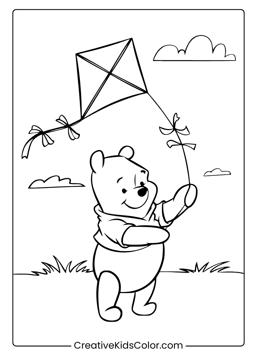 Winnie The Pooh Coloring Pages 25 Free Printable PDF  Winnie The Pooh Coloring Pages 25 Free Printable PDF