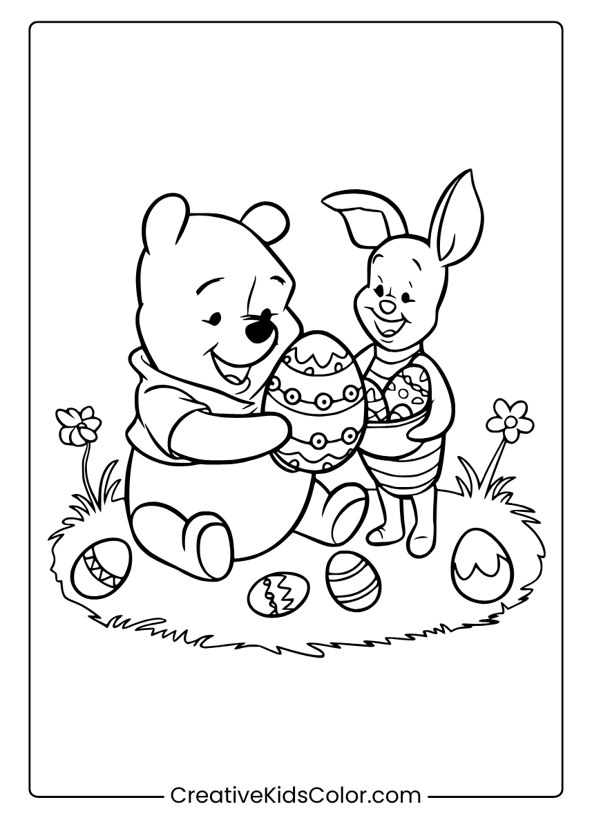 winnie the pooh characters coloring pages winnie the pooh characters coloring pages