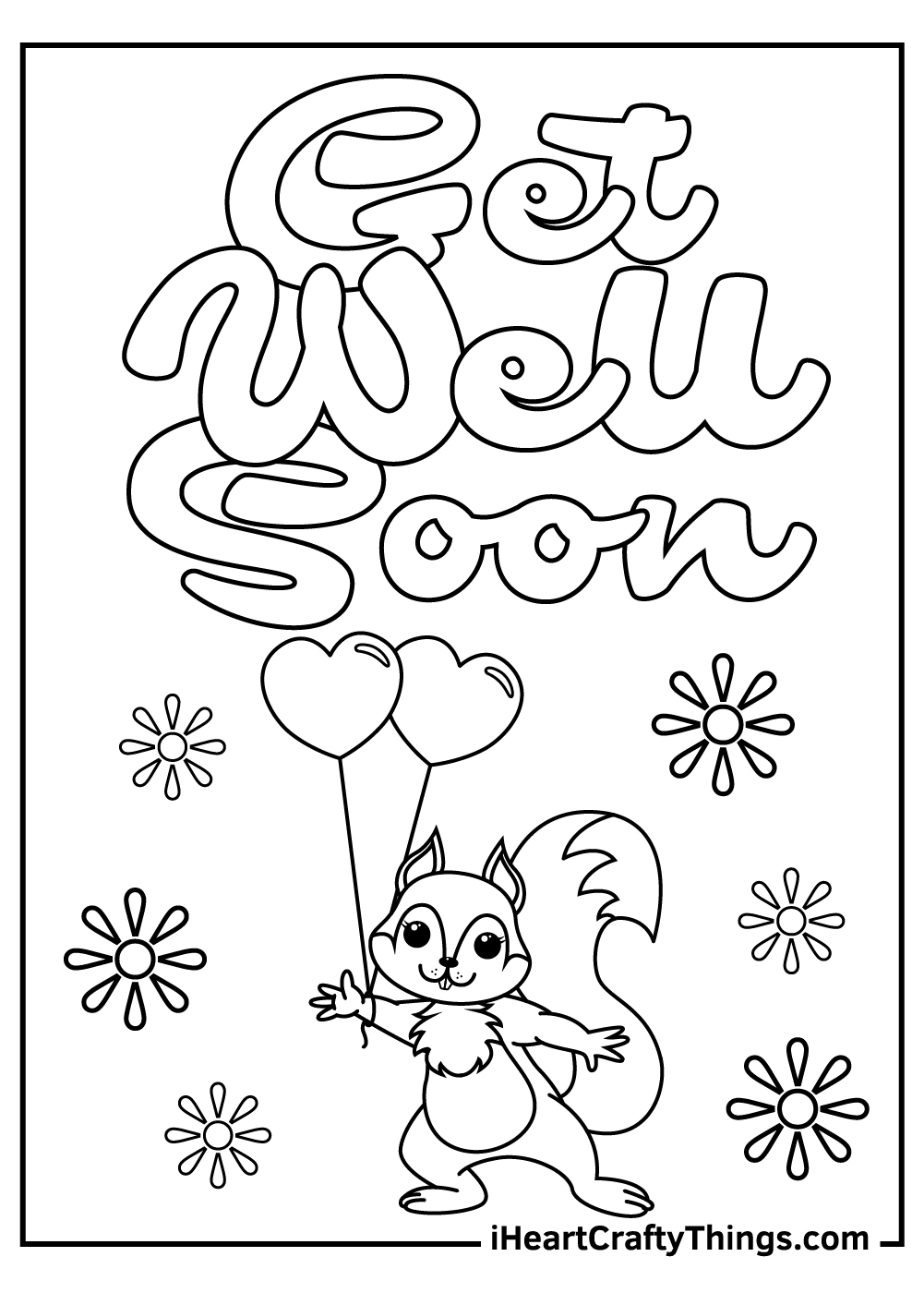 get well soon coloring pages get well soon coloring pages