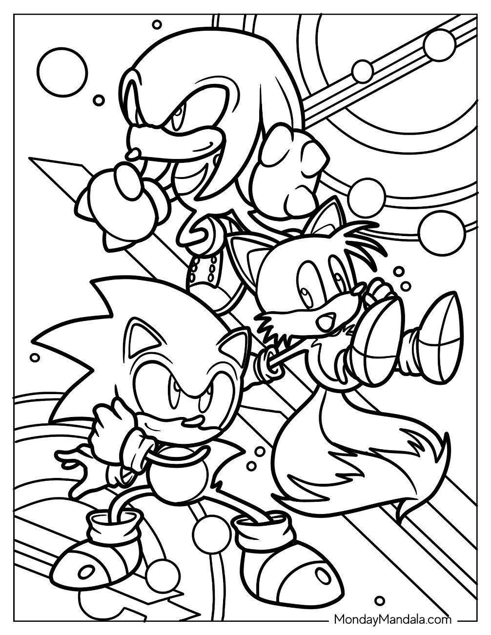 20 Knuckles Coloring Pages Free PDF Printables  20 Knuckles Coloring Pages Free PDF Printables