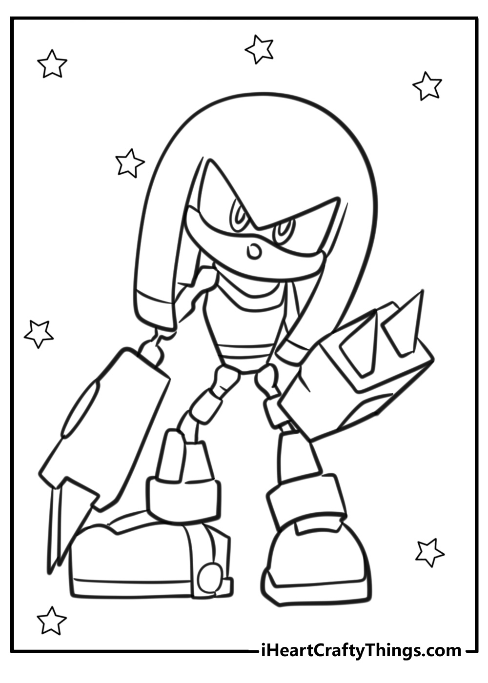 23 Knuckles Coloring Pages 100 Free To Print  23 Knuckles Coloring Pages 100 Free To Print