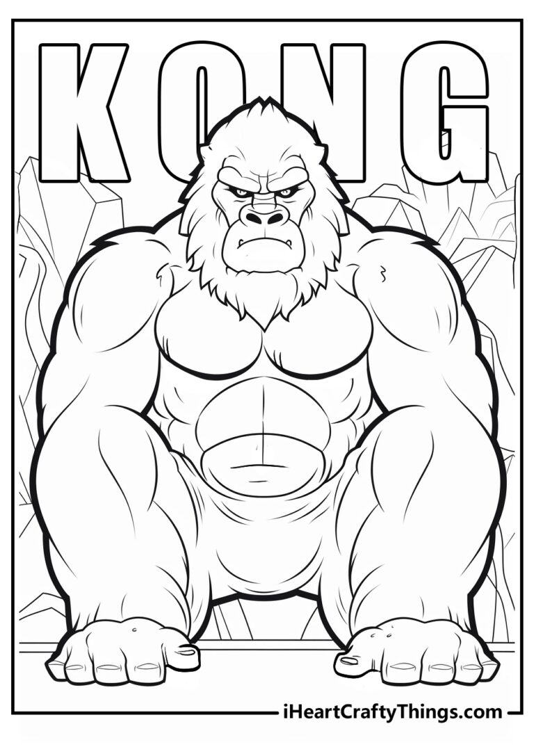 27 King Kong Coloring Pages 100 Free PDF Printable 