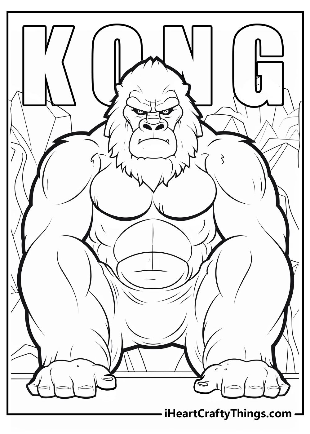 27 King Kong Coloring Pages 100 Free PDF Printable  27 King Kong Coloring Pages 100 Free PDF Printable