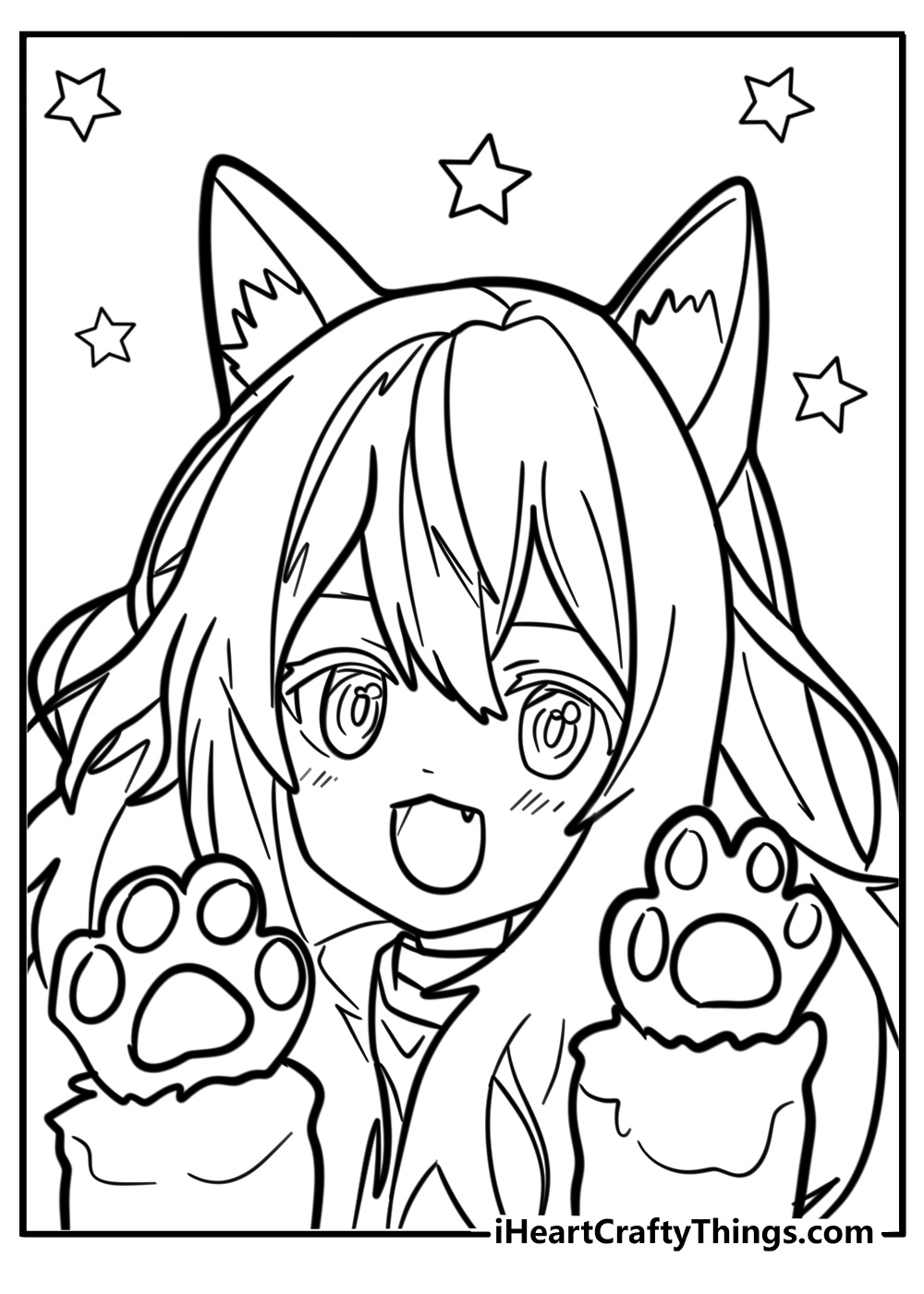 28 New Anime Girl Coloring Pages 100 Free To Print  28 New Anime Girl Coloring Pages 100 Free To Print