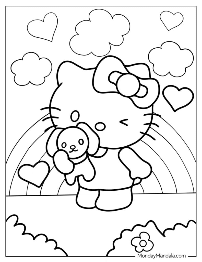 68 Hello Kitty Coloring Pages Free PDF Printables  68 Hello Kitty Coloring Pages Free PDF Printables