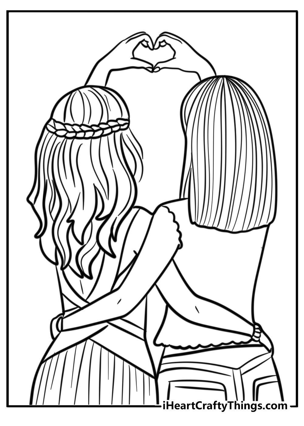 friendship coloring pages