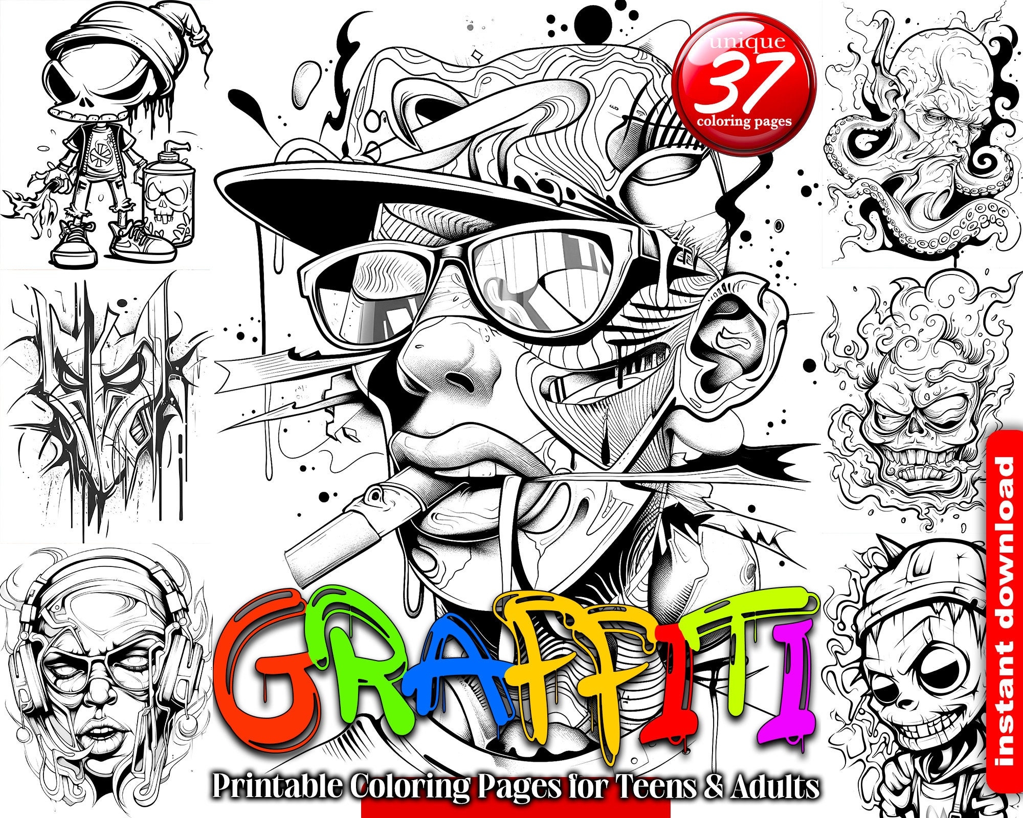 graffiti coloring pages graffiti coloring pages