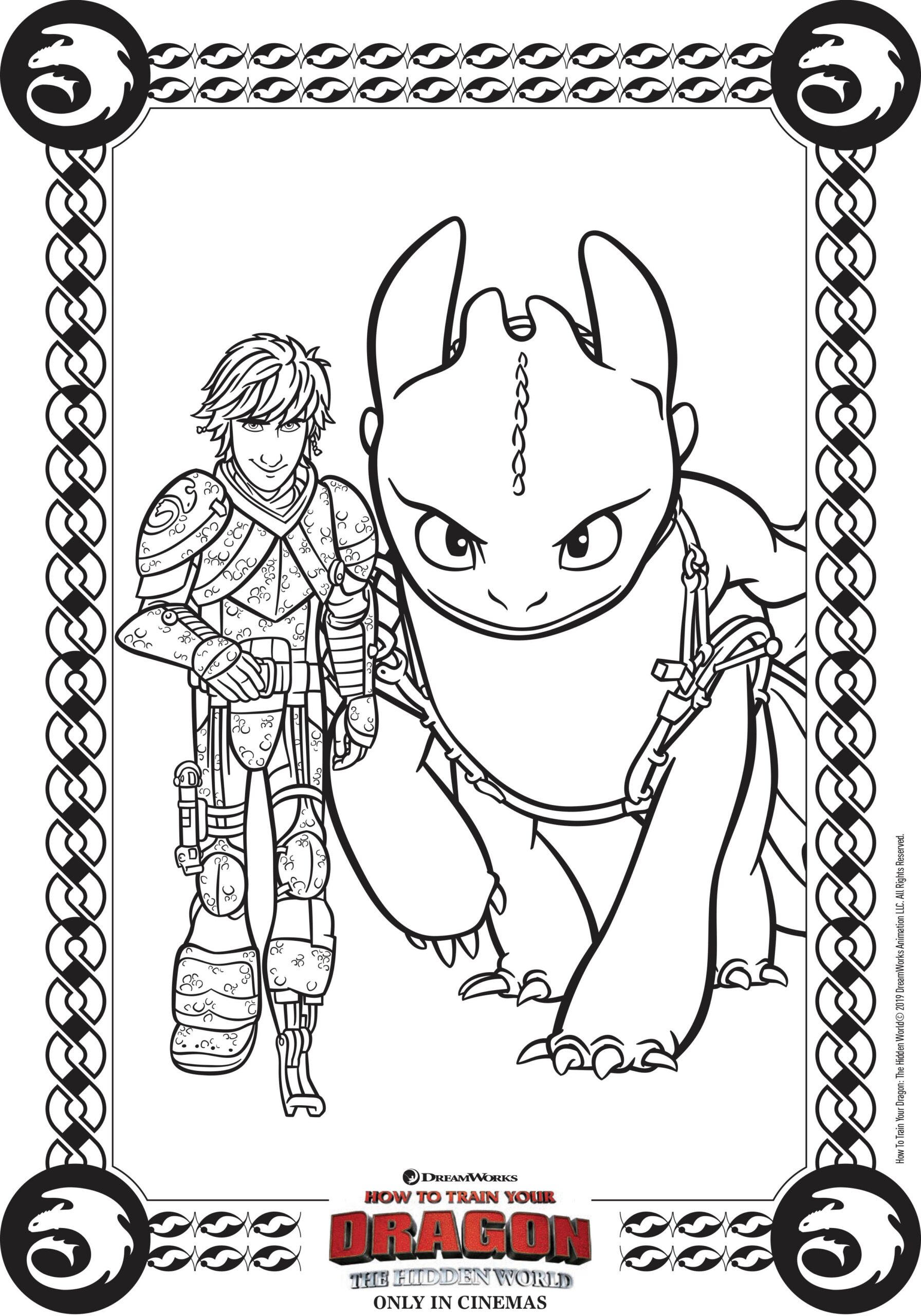 Hiccup And Toothless How To Train Your Dragon 3 Coloring Pages Hiccup And Toothless How To Train Your Dragon 3 Coloring Pages