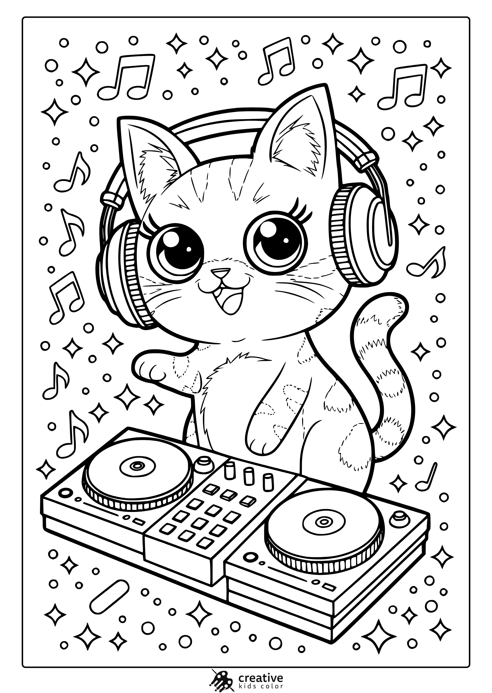 coloring pages of cats
